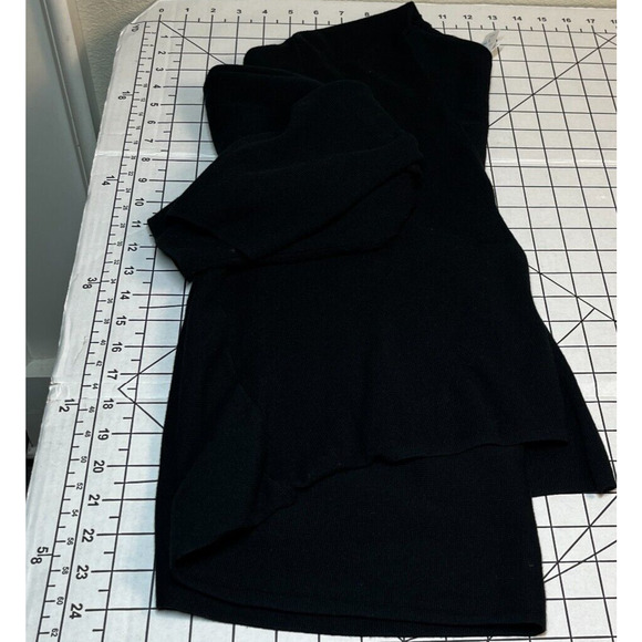 J Jill Black Cropped Open Cardigan Sweater 1X Cotton Rayon Staple Long Sleeve - Picture 5 of 7